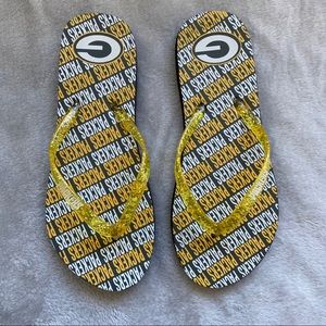 Packers Flip Flops
